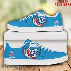 RC Strasbourg Alsace L1 Custom Name Unique Gift Low Top Skate Shoes Gifts For Fans Product Photo 1