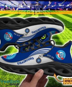 RC Strasbourg Alsace Max Soul Shoes Personalized Name Sneakers For Fans Product Photo 2