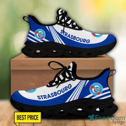 RC Strasbourg Alsace Max Soul Sneakers Striped Men Women Limited Running Shoes Product Photo 2