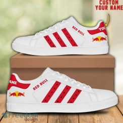 Red Bull F1 Custom Name Unique Gift Low Top Skate Shoes For Fans