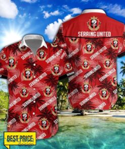 R.F.C. Seraing 3D Hawaiian Shirt and Shorts Vinatge Tree Pattern Beach Shirt For Fans