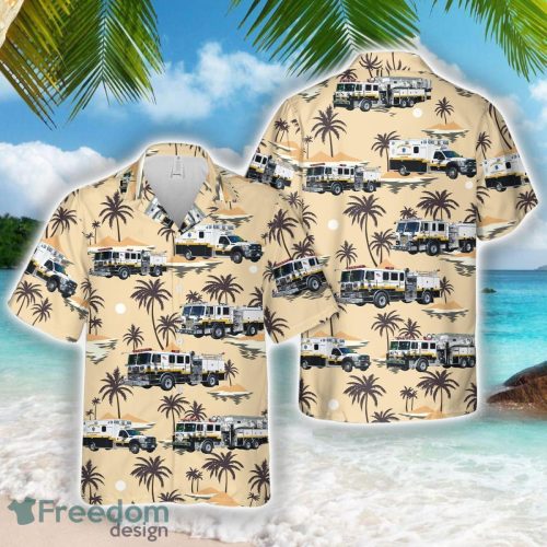 Riverdale Park, Maryland, Riverdale Volunteer Fire Department Hawaiian Shirt 3D Printed Shirt Product Photo 1