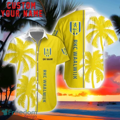 RKC Waalwijk Coconut Pattern Hawaiian Shirt And Shorts Personalized Name Unique Gift For Summer Product Photo 1