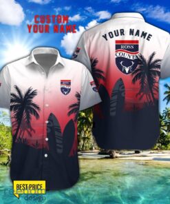 Ross County F.C. Combo Hawaiian Shirt And Shorts Surfboards Coconut Custom Name For Fans Product Photo 1