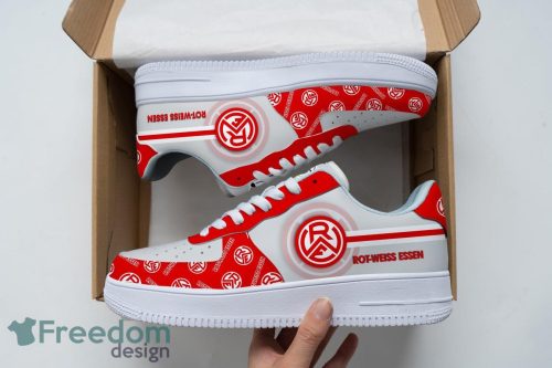 Rot-Weiss Essen e.V Air Force Shoes For Fans AF1 Sneakers Product Photo 1