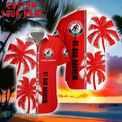 Rote Teufel Bad Nauheim Coconut Pattern Hawaiian Shirt And Shorts Personalized Name Unique Gift For Summer