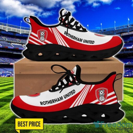 Rotherham United Max Soul Sneakers Striped Men Women Limited Running Shoes Product Photo 2