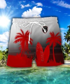 Rouen Normandie Rugby Combo Hawaiian Shirt And Shorts Surfboards Coconut Custom Name For Fans Product Photo 2