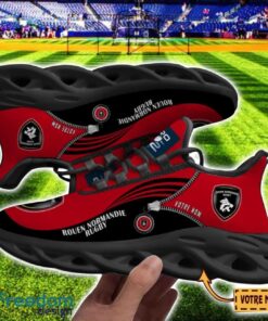 Rouen Normandie Rugby Max Soul Shoes Personalized Name Sneakers For Fans Product Photo 2