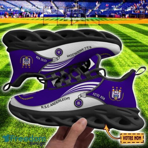 R.S.C. Anderlecht Max Soul Shoes Personalized Name Sneakers For Fans Product Photo 2