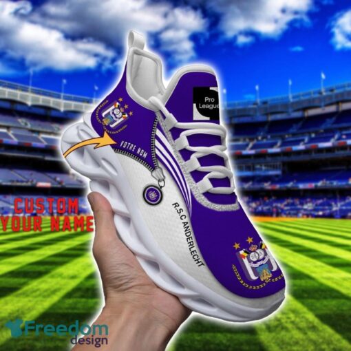 R.S.C. Anderlecht Max Soul Shoes Personalized Name Sneakers For Fans Product Photo 3