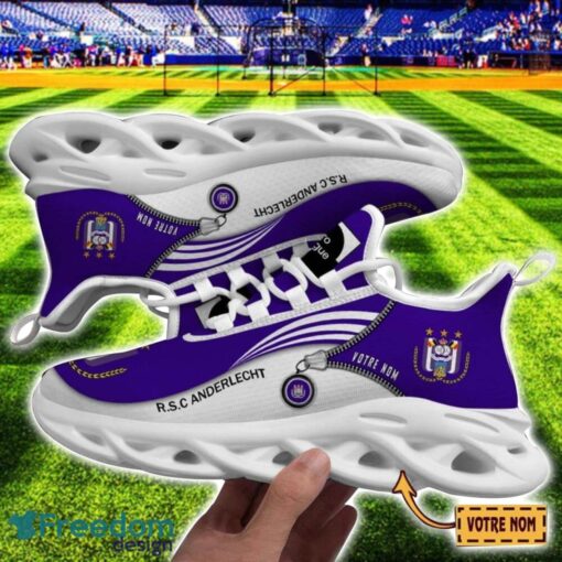 R.S.C. Anderlecht Max Soul Shoes Personalized Name Sneakers For Fans Product Photo 1