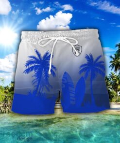 Rugby Club Vannes Combo Hawaiian Shirt And Shorts Surfboards Coconut Custom Name For Fans Product Photo 2