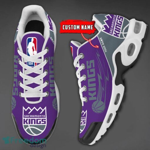 Sacramento Kings NBA Air Cushion Sports Shoes Custom Name TN Sneakers For Fans Product Photo 3