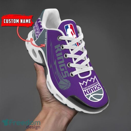 Sacramento Kings NBA Air Cushion Sports Shoes Custom Name TN Sneakers For Fans Product Photo 1