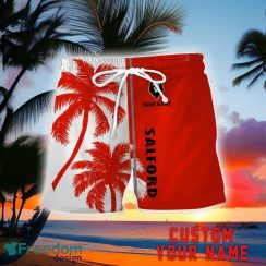 Salford City Coconut Pattern Hawaiian Shirt And Shorts Personalized Name Unique Gift For Summer Product Photo 2