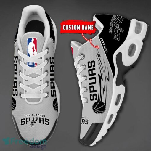 San Antonio Spurs NBA Air Cushion Sports Shoes Custom Name TN Sneakers For Fans Product Photo 3