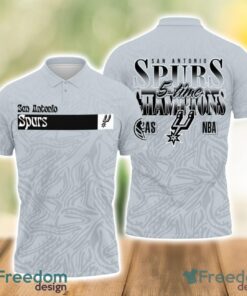 San Antonio Spurs Style NBA Champs Special Designs 3D Polo Shirt