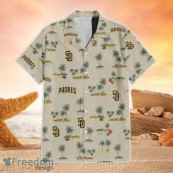 San Diego Padres MLB Vintage Beach Pattern Logo 3D Hawaiian Shirt And Shorts