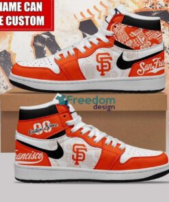 San Francisco Giants Sneakers Custom Name Number Limited Air Jordan Hightop Shoes Men Women Gift