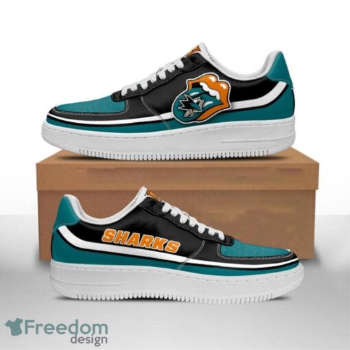 San Jose Sharks Air Force Shoes Sexy Lips AF1 For Men And Women Product Photo 1