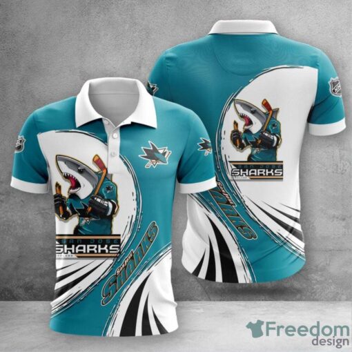 San Jose Sharks Polo Shirt Limited Version For Sports Fans Golf Polo Shirt Product Photo 1