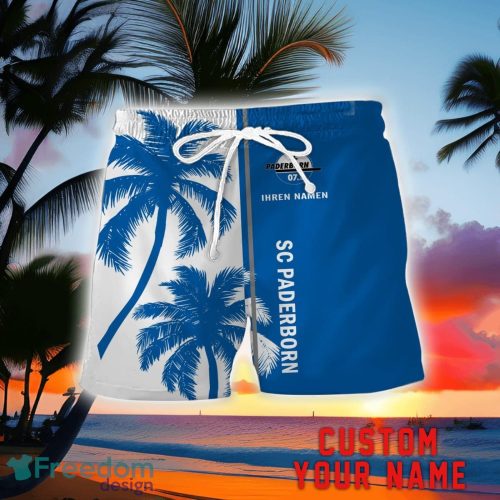 SC Paderborn Coconut Pattern Hawaiian Shirt And Shorts Personalized Name Unique Gift For Summer Product Photo 2