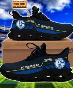 Schalke 04 Sneakers Limited Max Soul Shoes For Men And Women Custom Name Product Photo 1