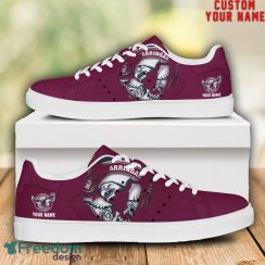 Sea-Eagles NRL Custom Name Unique Gift Low Top Skate Shoes Gifts For Fans