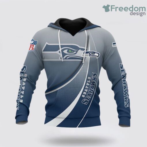 Seattle Seahawks Printed Nfl 3D Hoodie For Awesome Fans Product Photo 1