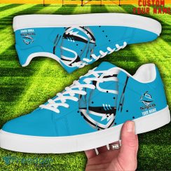 Sharks NRL Custom Name Unique Gift Low Top Skate Shoes Gifts For Fans Product Photo 2