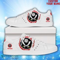 Sheffield United EPL Custom Name Unique Gift Low Top Skate Shoes For Man And Woman