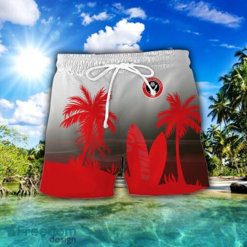 Sheffield United F.C Combo Hawaiian Shirt And Shorts Surfboards Coconut Custom Name For Fans Product Photo 2