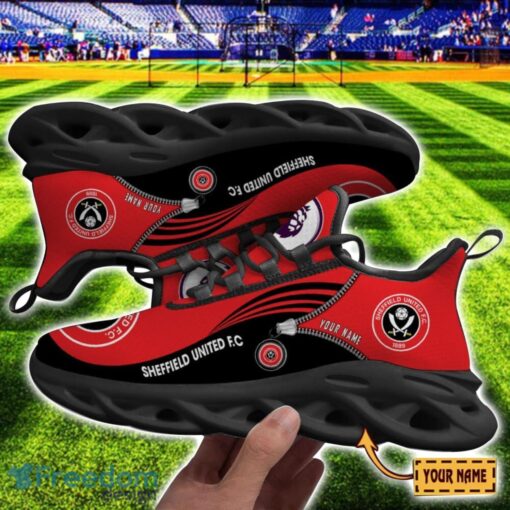 Sheffield United F.C Max Soul Shoes Personalized Name Sneakers For Fans Product Photo 2