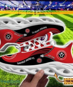 Sheffield United F.C Max Soul Shoes Personalized Name Sneakers For Fans