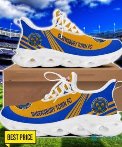 Shrewsbury Town Max Soul Sneakers Striped Men Women Limited Running Shoes Product Photo 1