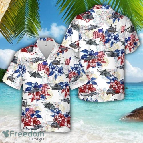 Sikorsky MH-53 Pave Low 4th Of July Hawaiian Shirt Men Women Beach Shirt Product Photo 1