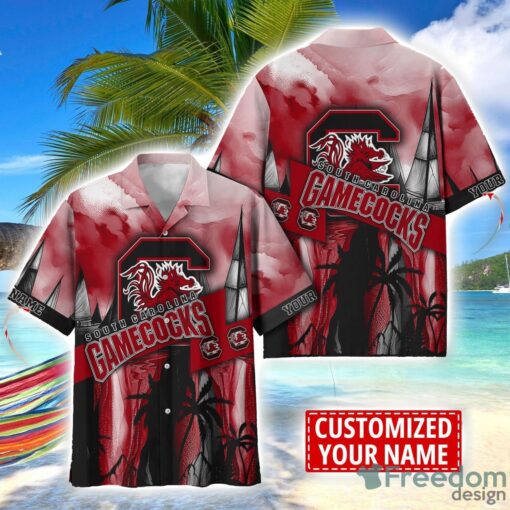 South Carolina Gamecocks Hawaii Shirt Custom Name Sports Team Beach Shirt Product Photo 1