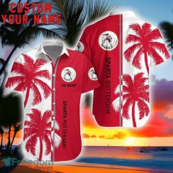 Sparta Rotterdam Coconut Pattern Hawaiian Shirt And Shorts Personalized Name Unique Gift For Summer