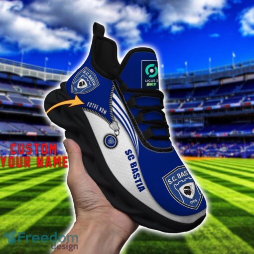 Sporting Club di Bastia Max Soul Shoes Personalized Name Sneakers For Fans Product Photo 4