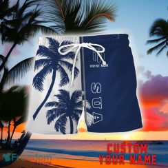 Sporting Union Agenais Coconut Pattern Hawaiian Shirt And Shorts Personalized Name Unique Gift For Summer Product Photo 2