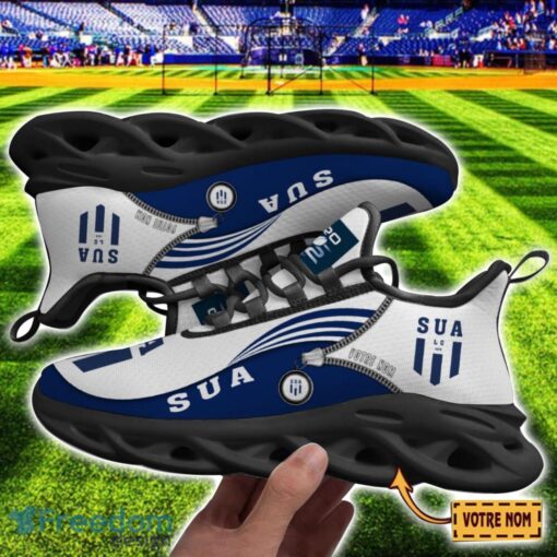 Sporting Union Agenais Max Soul Shoes Personalized Name Sneakers For Fans Product Photo 2