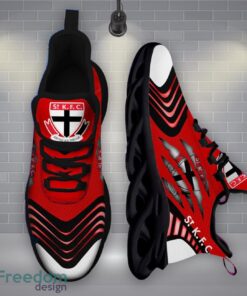 St Kilda Football Club Sneakers Wolf Scratch Designs Max Soul Shoes Running Shoes Product Photo 2