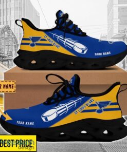 St Louis Blues Custom Name Sneakers Limited Max Soul Shoes For Men Women Product Photo 2