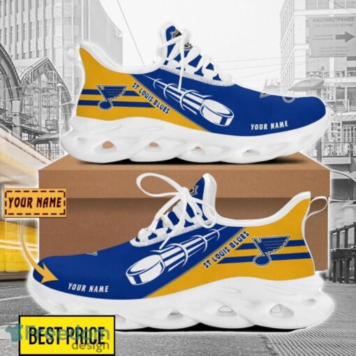 St Louis Blues Custom Name Sneakers Limited Max Soul Shoes For Men Women Product Photo 1