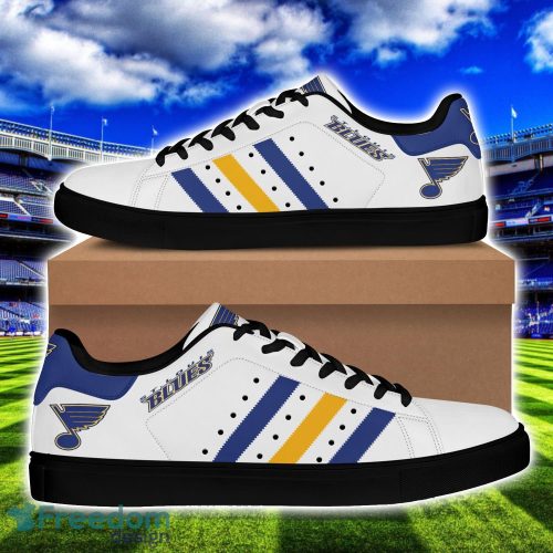 St. Louis Blues Low Top Skate Shoes Stan Smith Shoes Product Photo 3