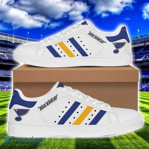 St. Louis Blues Low Top Skate Shoes Stan Smith Shoes Product Photo 1