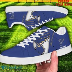 St Louis Blues NHL Custom Name Unique Gift Low Top Skate Shoes Gifts For Fan Product Photo 2