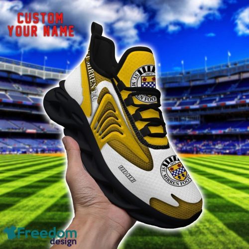 St Mirren F.C. Sneakers Max Soul Shoes For Men And Women Custom Name Team Gift Product Photo 2