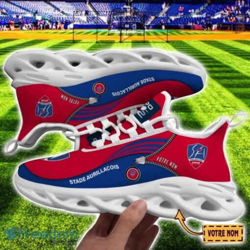 Stade Aurillacois Cantal Auvergne Max Soul Shoes Personalized Name Sneakers For Fans Product Photo 1